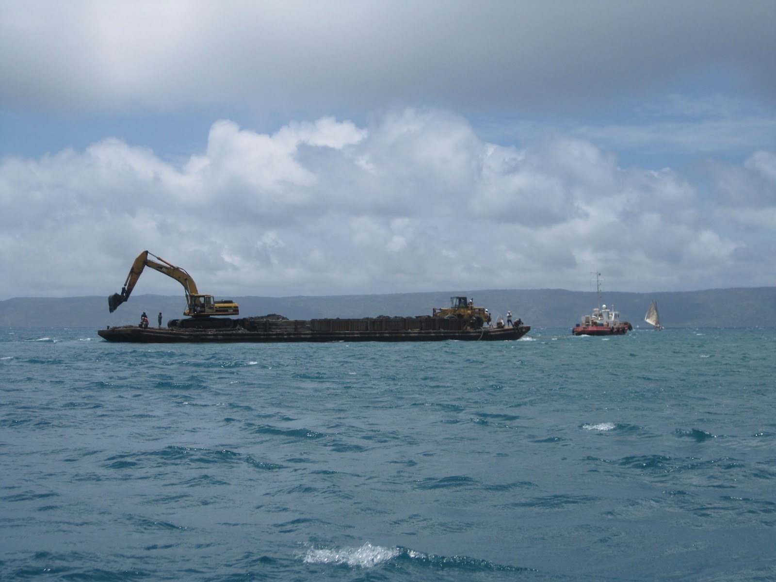 Dragage des exutoires de Port-de-Paix (2009)
